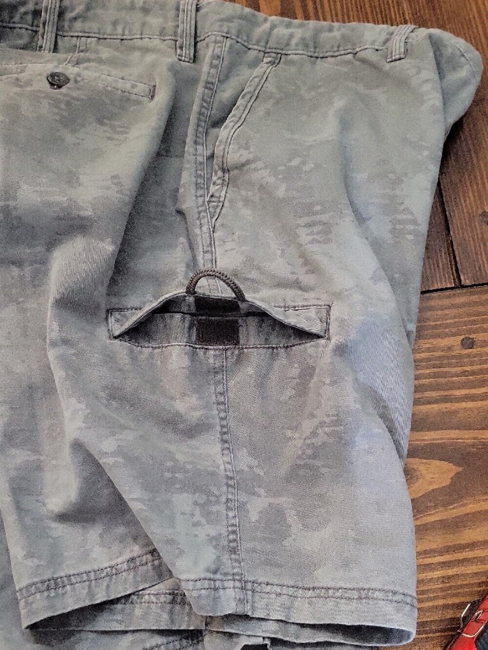 Weatherproof Men's Light Gray Camouflage Cargo Shorts Waist 42 - Picture 9 of 10